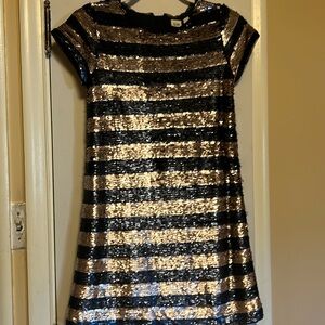 Gap kids 1 plus sequin a line dress, fits a woman 0-2.